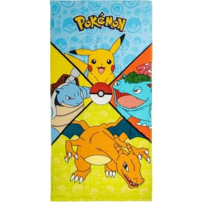 Afbeelding van Strandhanddoek Pokémon Multicolour 70 x 140 cm