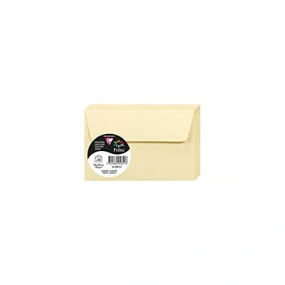 Afbeelding van Clairefontaine 5841C enveloppen, zelfklevend, 9 x 14 cm, 120 g, chamois