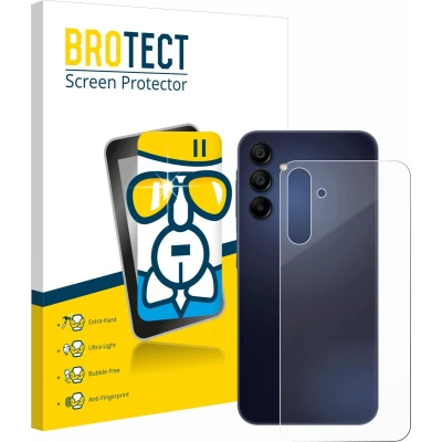 Afbeelding van BROTECT Screenprotector voor Samsung Galaxy A15 5G (Achterkant) Folie Beschermfolie Beschermglas transparant