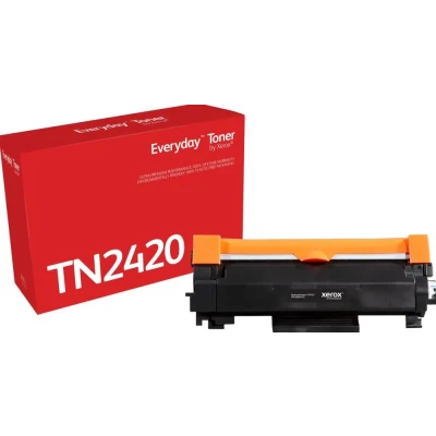 Afbeelding van Xerox Toner vervangt Brother TN 2420 Compatibel Zwart 3000 bladzijden Everyday™ 006R04792