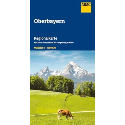 Afbeelding van ADAC Regionalkarte Blatt 16 Oberbayern 1:150 000: München, Augsburg, Innsbruck, Salzburg, Passau