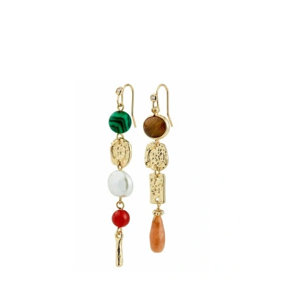 Afbeelding van Pilgrim Sense SET Oorbellen, Dames, Maat: One Size, Gold plated