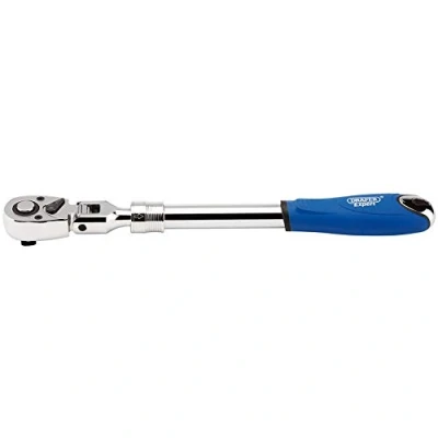 Afbeelding van Draper 26817 1/2 inch Vierkant Drive 72 Tand Flexibele Hoofd Uitbreiding Omkeerbare Ratchet