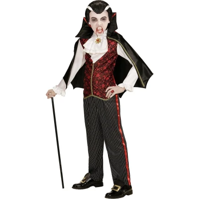 Afbeelding van Widmann Kinderkostuum vampier, gothic, bloedzuiger, Halloween, carnavalskostuums, themafeest