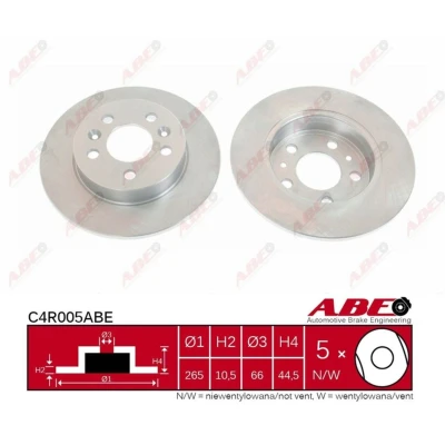 Afbeelding van ABE Remschijven C4R005ABE