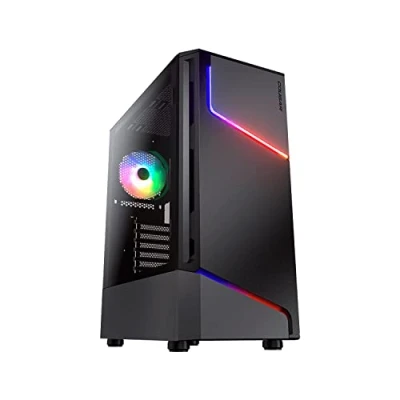 Afbeelding van Cougar Gaming MX360 RGB Miditoren Zwart (ATX, Mini ATX, mATX), PC behuizing,