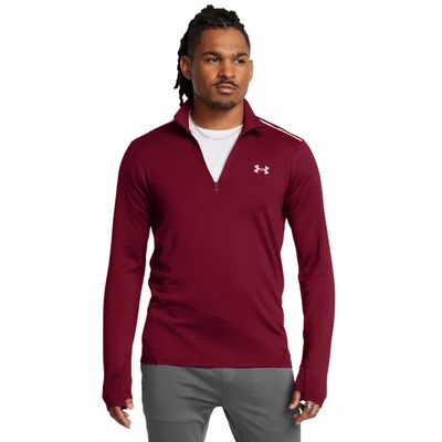 Afbeelding van Under Armour Vanish 1/4 ZIP Longsleeve cardinal, Heren, Maat: Medium, Cardinal