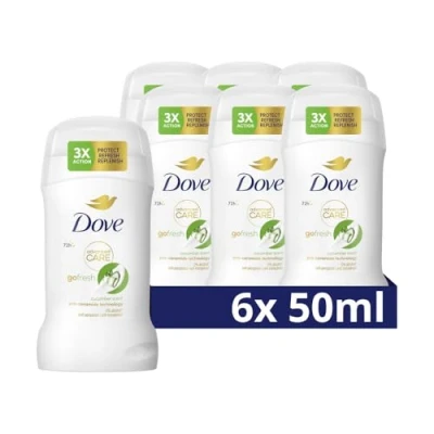 Afbeelding van 6x Dove Deodorant Stick Cucumber 50 ml