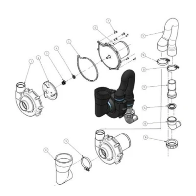 Afbeelding van Spoelpomp 24v boot toilet