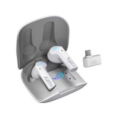 Afbeelding van ASUS ROG Cetra True Wireless SpeedNova White Draadloze oordopjes Bluetooth In ear Wit