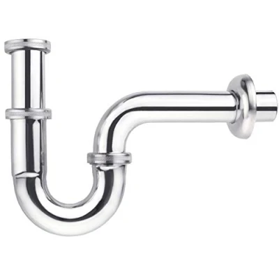 Afbeelding van Cornat Buis geurafsluiter voor wastafels 1 1/4 inch x 32 mm metaal verchroomd onderhoudsvriendelijk en corrosiebestendig/buissifon wastafel/afvoerverbinding / T317505