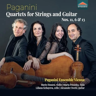 Afbeelding van Paganini Ensemble Vienna Quartets For Strings And Guitar Nos. 11, 6 &amp; 13 (CD)