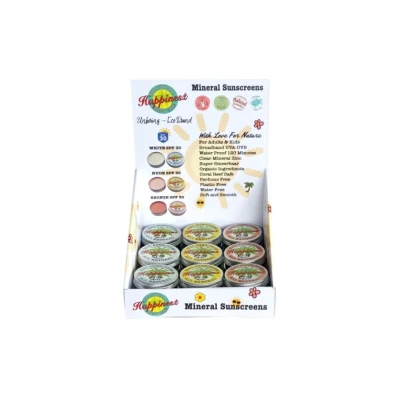 Afbeelding van Happinesz Display Zonnebrandcrème 24st