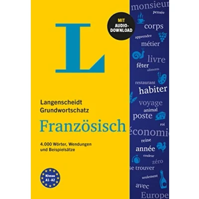 Afbeelding van Langenscheidt Grundwortschatz Französisch: 4.000 Wörter, Wendungen und Beispielsätze mit Audio Download