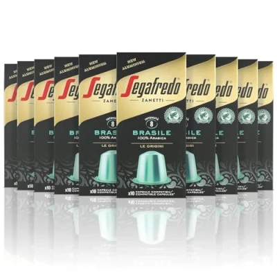 Afbeelding van Segafredo Brasile 100 cups Nespresso compatibel