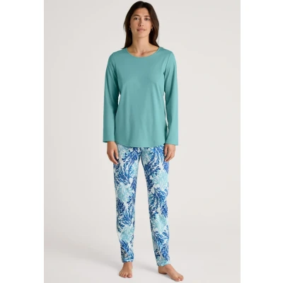 Afbeelding van Calida Daylight Dreams SET Pyjama, Dames, Maat: 40/42, Turquoise