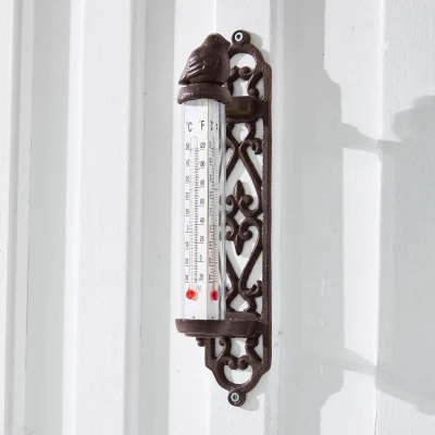 Afbeelding van LOBERON Thermometer Binyamin bruin