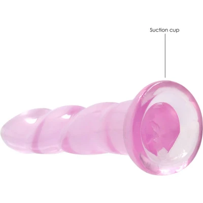 Afbeelding van RealRock niet realistische dildo met zuignap 17 cm roze