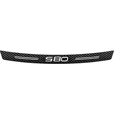 Afbeelding van Voor Volvo S80 Autobumperbeschermer Van Koolstofvezelauto Accessoires Achterbumpers Protector Anti Collision Kofferbak Instaplijsten Cover,C