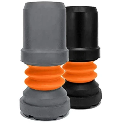 Afbeelding van FF22 Per twee Antishock Flexyfoot Doppen voor Elleboogkrukken / Loopkrukken