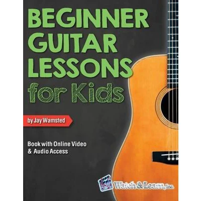 Afbeelding van Beginner Guitar Lessons for Kids Book: with Online Video and Audio Access