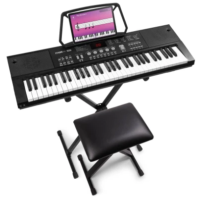 Afbeelding van MAX KB15 Keyboard set met standaard, bankje en koptelefoon