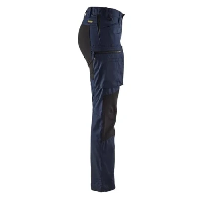 Afbeelding van Blaklader Werkbroek Service Dames Stretc H 7159 DARK NAVY/BLACK C44