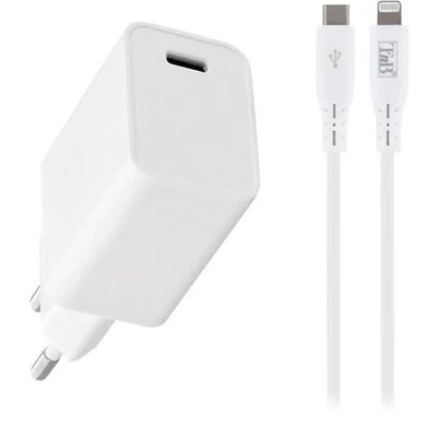 Afbeelding van Tnb CHLIGHTPD18 oplader en Lightning kabel, wit