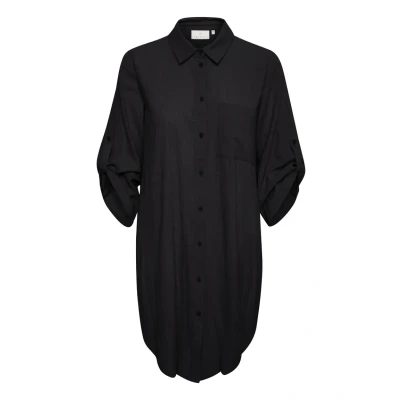 Afbeelding van Kaffe Pauline Blousejurk, Dames, Maat: 44, Black deep