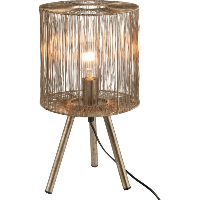 Afbeelding van J Line Tafellamp Metaal Antiek Bruin Small