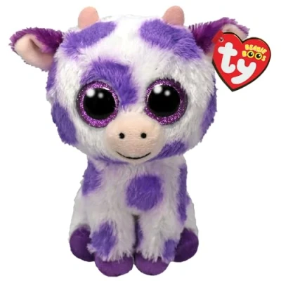 Afbeelding van TY Beanie Boos Knuffel Koe Ethel 15 cm