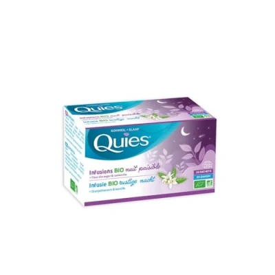 Afbeelding van Quies Slaap Infusie Bio Rustige Nacht 20 zakjes