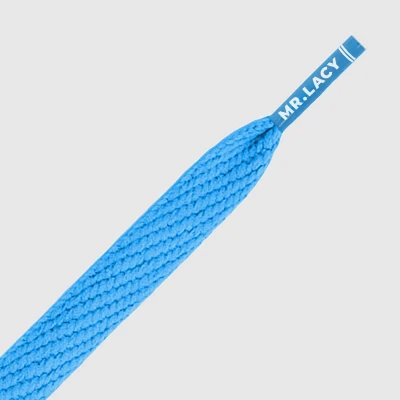Afbeelding van Mr. Lacy Flatties Cyaan plat 130 cm