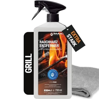 Afbeelding van MAXXI CLEAN grillreiniger &amp; rookharsverwijderaar het origineel 1x 700 ml in sprayflacon extra sterk [+] Oven en concentraat voor gasgrills, roestvrij staal, gietijzer