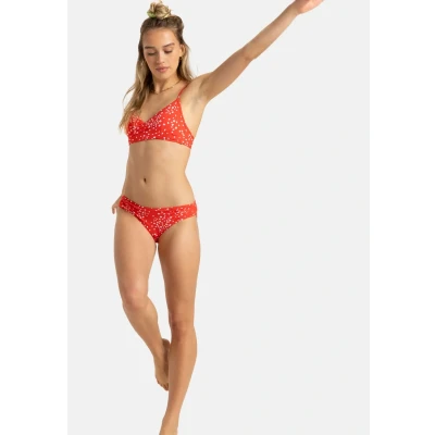 Afbeelding van Roxy Classics Bikinibroekje, Dames, Maat: XS, Poppy red dancing ditsy swim