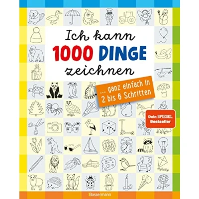 Afbeelding van Ich kann 1000 Dinge zeichnen. Kritzeln wie ein Profi!: ... ganz einfach in 2 bis 6 Schritten