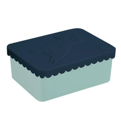 Afbeelding van Blafre Lunchtrommel S Papegaaiduiker Navy Blauw