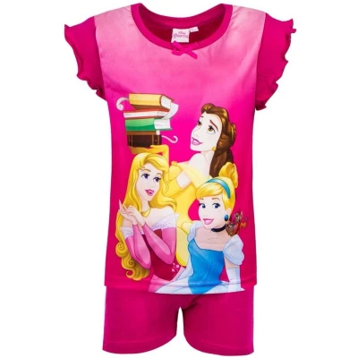 Afbeelding van Princess pyjama maat 104 Disney Prinsessen shortama roze