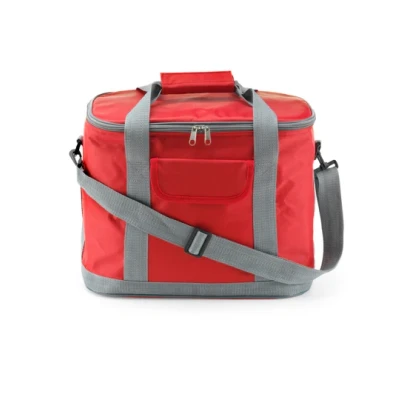 Afbeelding van Brand Polyester koeltas rood 27L
