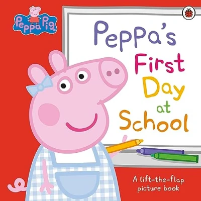Afbeelding van Peppa Pig: Peppa’s First Day at School: A Lift the Flap Picture Book