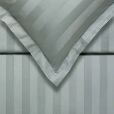 Afbeelding van Vandyck PURITY 86 STRIPE 140x200/220 + 1x 60x70 celadon green