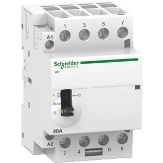 Afbeelding van Schneider electric magneetschakelaar ac ict 4no 40a 220 240v 50hz a9c21844