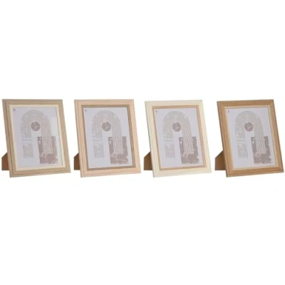 Afbeelding van Fotolijsten Home ESPRIT Kristal Hout MDF Scandinavisch 23 x 2,8 28 cm (4 Stuks)