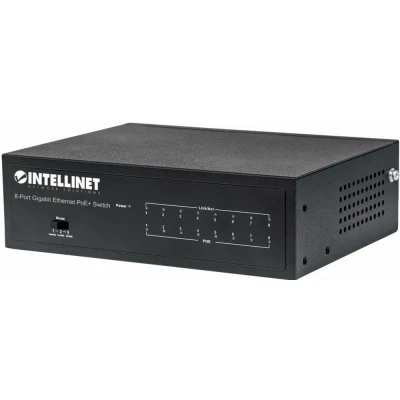 Afbeelding van Intellinet Switch 8 Port Gigabit Ethernet PoE+ 60W Desktop