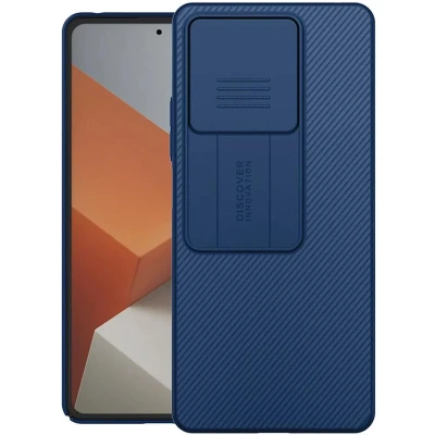 Afbeelding van Xiaomi Redmi Note 13 (5G) Hoesje Kunststof Nillkin Backcover/Hardcase Blauw Telefoonhoesje