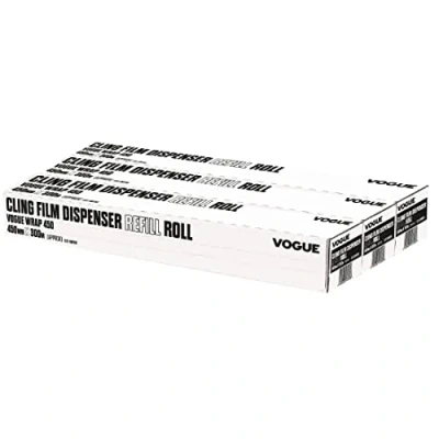 Afbeelding van Vershoudfolie navulling voor Vogue Wrap450 dispenser 45(B)cm x 300(L)m (3 stuks)