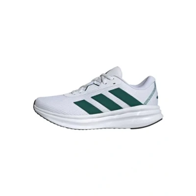 Afbeelding van adidas Performance Galaxy 7 Sportieve wandelschoenen, Heren, Maat: 44, Footwear white/collegiate green/crystal white Textiel/ synthetisch