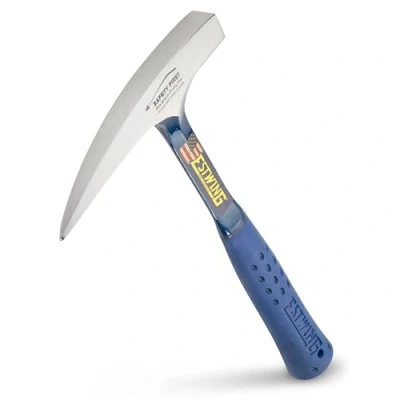 Afbeelding van Estwing E3 14P Rock Pick 14 Ounce Geologische Hamer met Puntige Tip &amp; Shock Reduction Grip Blauw