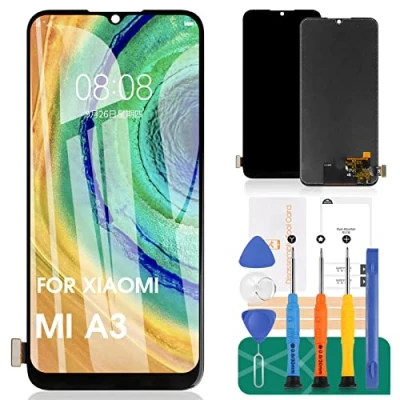 Afbeelding van voor Xiaomi MI A3 scherm vervanging CC9e LCD Display Touch Screen Digitizer vergadering Repair Kits (zwart, geen vingerafdrukherkenning)