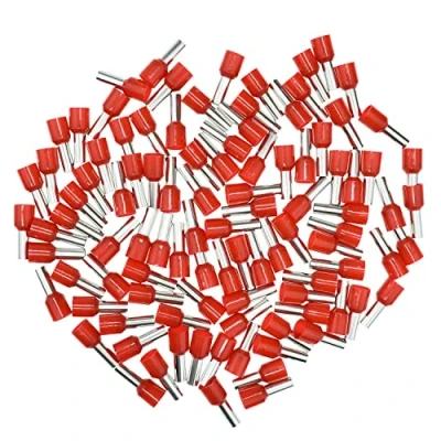 Afbeelding van Adereindhulzen 10mm² rood, geïsoleerd, 100 stuks